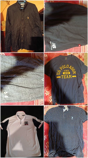 Tricou us polo assn, pantaloni scurți new balance și under armour, prada 