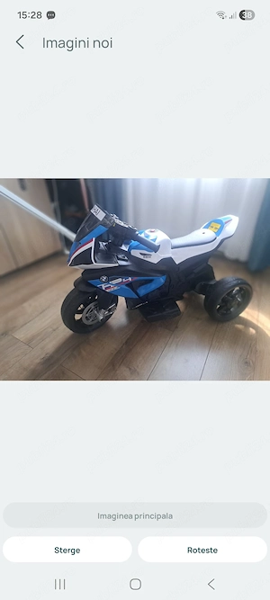 Motocicleta electrica BMW copii 12v noua