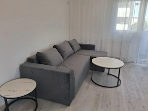 Închiriez ap nou, direct de la dezvoltator, electrocasnice noi, mobila noua, prima chirie. 500 euro.