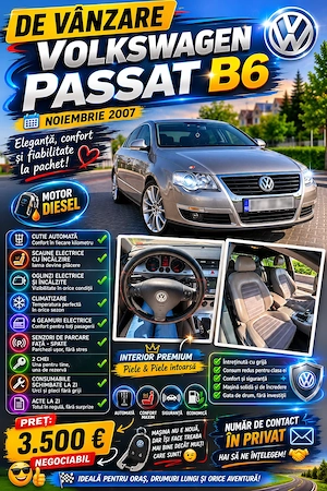 Vand Volksagen Passat B6