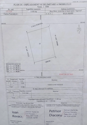 PENTRU INVESTITORI Teren Str.Dumbravei 9900 mp,Teren Ste.Paltinisului 1800 mp - imagine 5