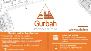GURBAH INDUSTRY caută Inginer Constructor