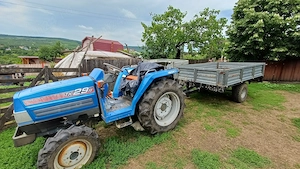 Tractor Iseki + Remorca
