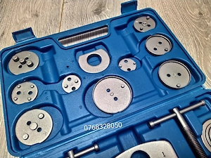 Trusa etriere pentru pistoane frana, presa, 21 piese + cutie depozitare albastra - imagine 7