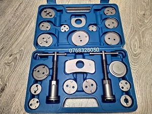Trusa etriere pentru pistoane frana, presa, 21 piese + cutie depozitare albastra - imagine 2
