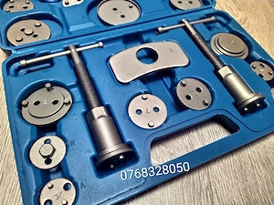 Trusa etriere pentru pistoane frana, presa, 21 piese + cutie depozitare albastra - imagine 3