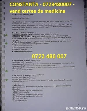 CONSTANTA -   - Vand diverse carti de medicina