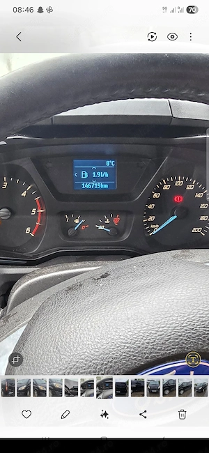 Ford Tranzit Custom 2.2  2016  146 000 km - imagine 9
