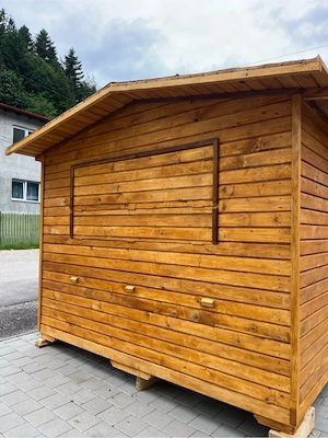 Casute din lemn masiv ptr targuri,spatiu comercial,depozitare,casuta oaspeti 
