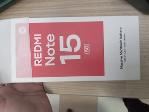 Vând smartphone Xiaomi Redmi Note 15 5G, culoare  Black , variantă de top cu 256 GB spațiu de stocar