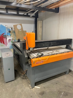 Router CNC cu freza, 1200x1800x120 mm, 1 Kw