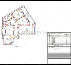 4 camere TOTUL NOU, 78 mp utili , 2 balcoane, Sagului - imagine 14