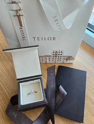 Inel logodnă TEILOR diamant natural 0.21 ct | 7.250 lei în magazin, acum 2.550 lei