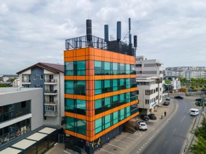 Cladire birouri si spatiu comercial , 830 mp constr, 15 locuri parcare, Chiajna