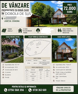 Casă de vânzare 