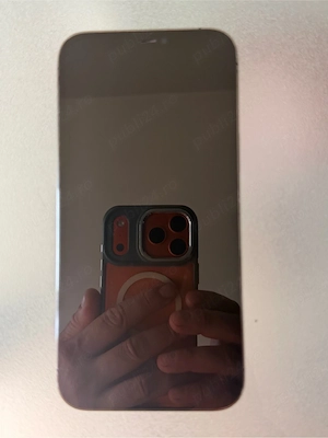 iPhone 12 Promax 128 GB titanium cu husă protecție spate nu a fost schimbat nimic la el Face ID Func