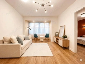Apartament rafinat, 2 camere, complet renovat – Țiglina 2, etaj 3 - imagine 4