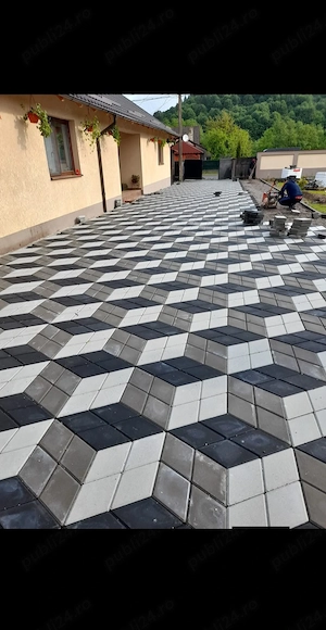 Montez pavele, bordura, gard placi