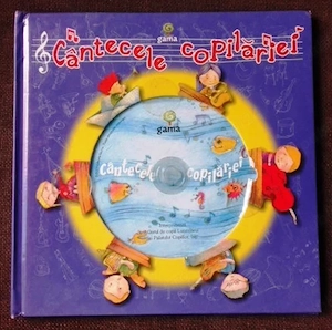 carte+cd cantecele copilariei corul de copii luceafarul iasi 2009 original cu timbru original