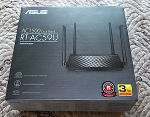 Router Wireless ASUS AC1500 Dual Band RT-AC59U AiMesh Super fast Transfer 1500Mbps 5G USB WAN LAN