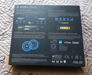 Router Wireless ASUS AC1500 Dual Band RT-AC59U AiMesh Super fast Transfer 1500Mbps 5G USB WAN LAN