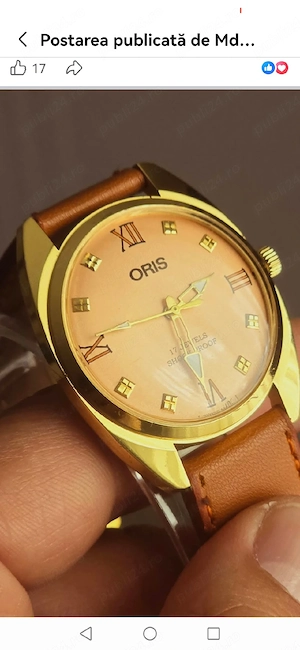 Pt cunoscatori! ORIS mecanic vintage