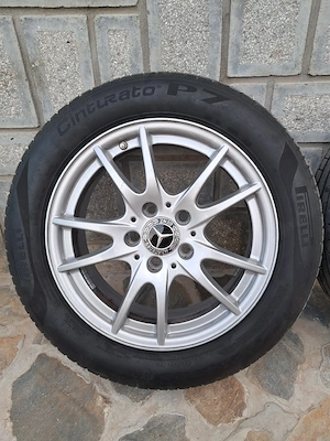 jante Mercedes 5x112 roti 205 55 16 vara - imagine 7