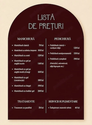 Manichiură și pedichiură zona Micălaca-Arad, Grace Studio by Rebeca 