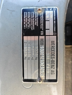 Mercedes Benz 300 se w140 1991 vehicul istoric  - imagine 5
