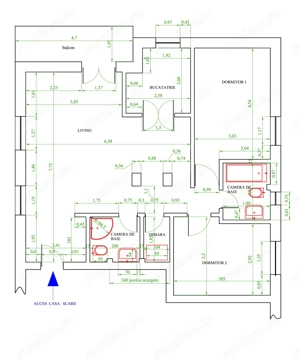Apartament 3 camere - zona Mircea cel Batran - imagine 13