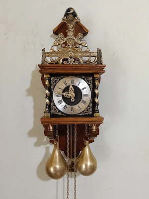 Ceas de perete cu pendul model olandez 