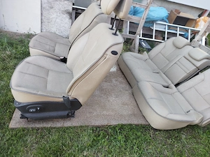 Vand scaune din piele bej pentru renault laguna 2 - imagine 2