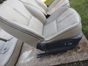 Vand scaune din piele bej pentru renault laguna 2