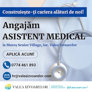 Asistent medical generalist Mureș Senior Village