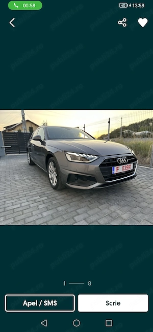 Vând audi A4 B9,5 2.0 tdi mild hibrid faruri Matrix virtual cockpit 2020 - imagine 2
