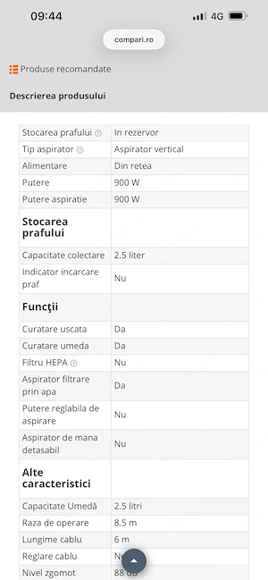 aspirator cu fir HOover