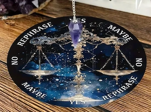 Kit Complet Radiestezie: 4 Plăci Divinație 18cm + 4 Penduluri Cristale Naturale+un set de rune cadou - imagine 5