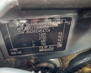 SUZUKI JIMNY 1,3 Benzina . 86 Cp . 4x4 la buton . Garantie 12 luni . Buy-Back . Test-Drive . Livrare - imagine 15