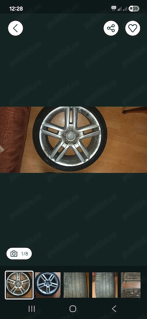 Jante cu cauciucuri audi s-line r 19