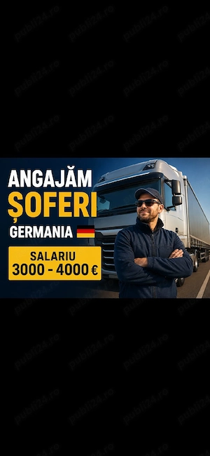 Angajam soferi pentru Germania