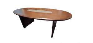 Masa de protocol modelul Elvila   Elmoberom   Seria Schoko, MP-06, dimensiuni 210   110 cm.