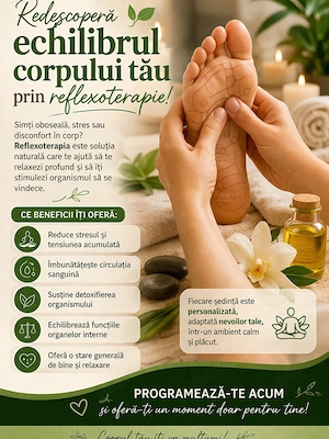 Masaj Reflexoterapeutic -Sector 4 Bucuresti- EXCLUSIV PENTRU FEMEI-