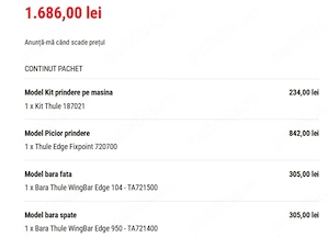 Bare transversale Thule TA9595 - imagine 4