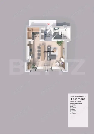 Apartament MODERN 1 camera intr un Complex Rezidential NOU la un SUPER PRET !! 