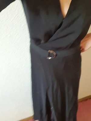 Rochie lunga deosebita noua casual elegant Mango S negru