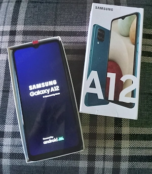 Samsung Galaxy A12 în cutie, full box 64Gb 4Gb rami