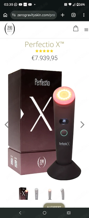 Perfectio X Dispozitiv Medical Terapie cu LED si infrarosu pentru ingrijirea pielii,lifting,dureri
