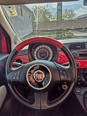 Fiat 500 cu plafon panoramic fix, 1.4 benzină 100cp Sport. - imagine 6