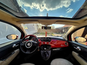 Fiat 500 cu plafon panoramic fix, 1.4 benzină 100cp Sport. - imagine 9