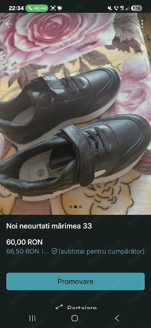 adidasi baieti marime 33 noi nepurtati